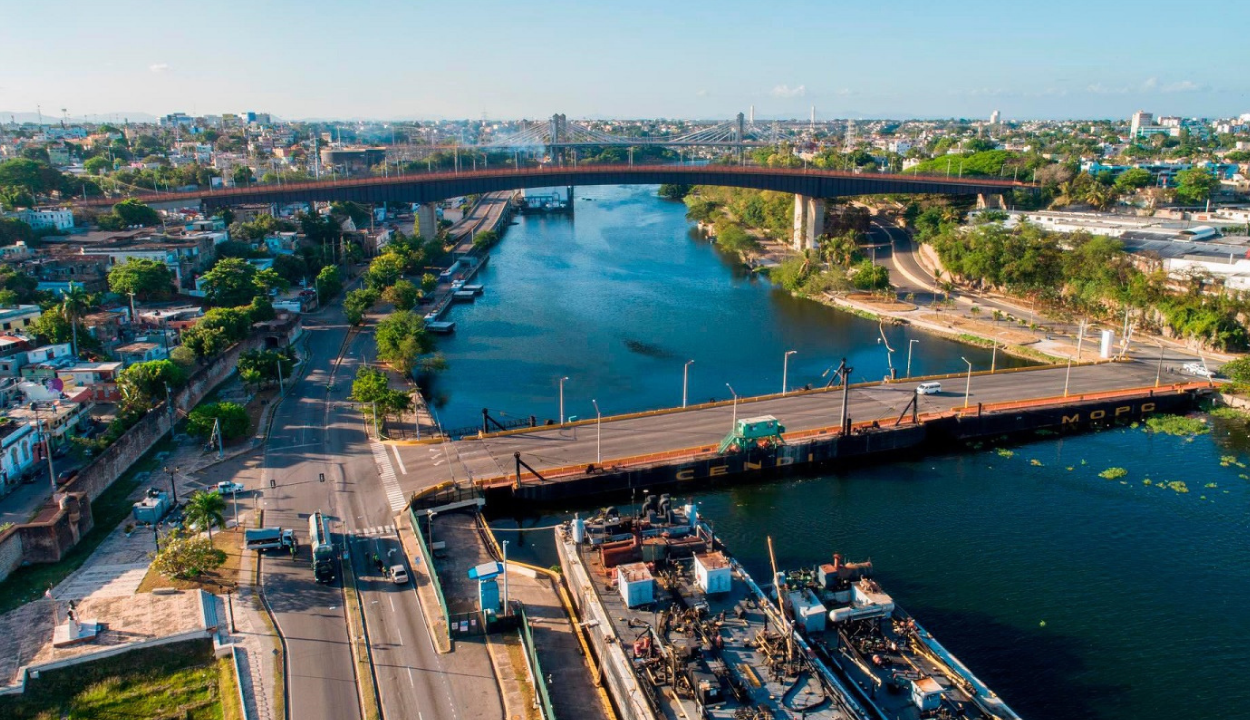 Proyecto del nuevo puente basculante sobre el río Ozama.
