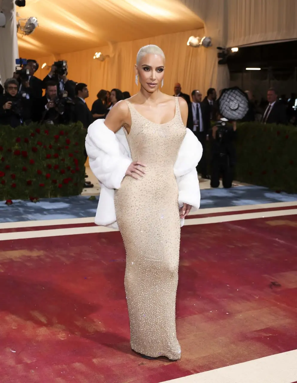 Kim Kardashian no dañó el vestido de Marilyn, según la firma que se lo prestó