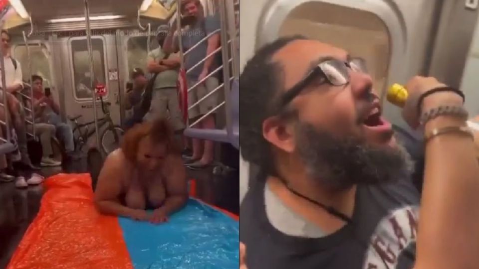 La salvaje fiesta en el metro de Nueva York: twerking, alcohol y piscinas