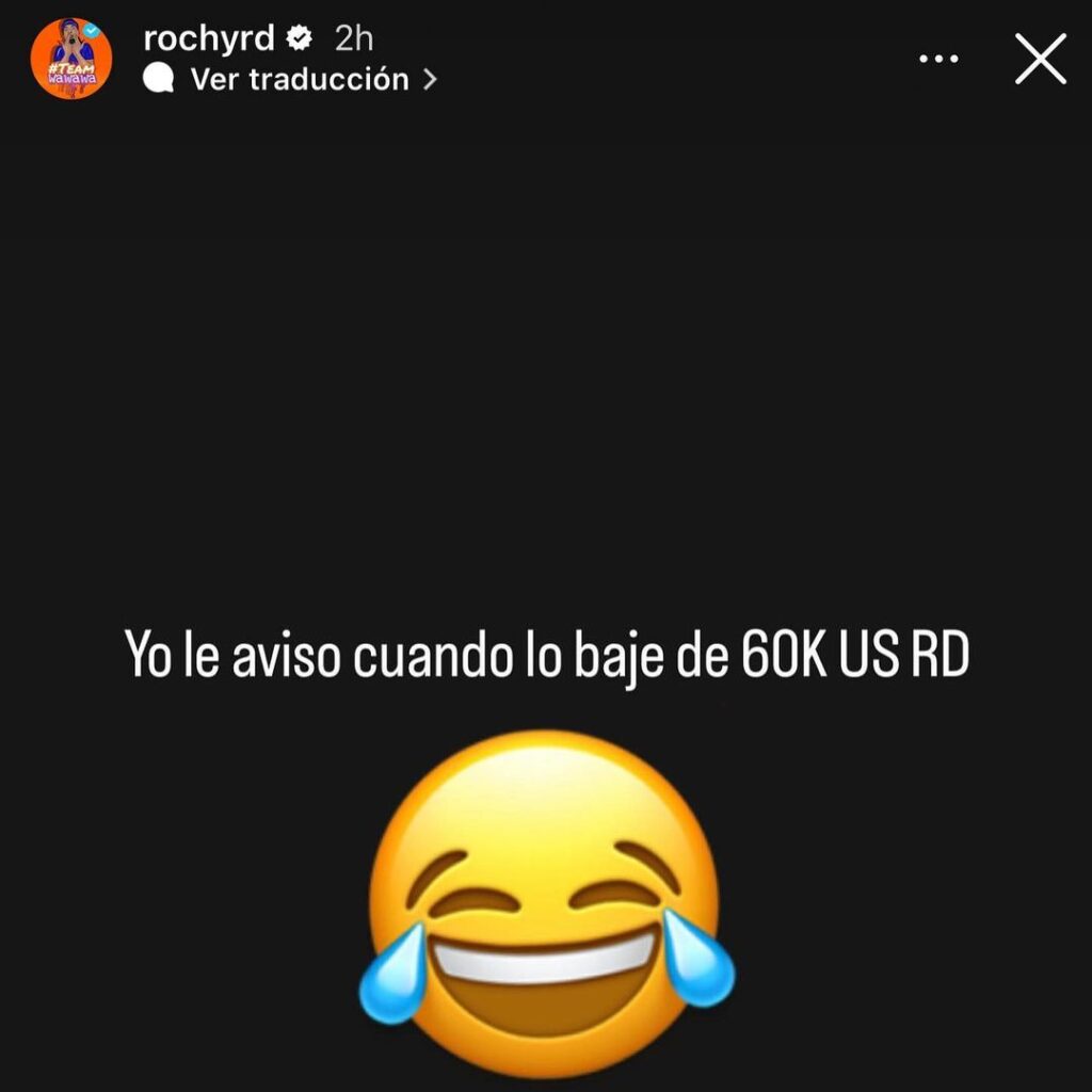 Rochy RD está cobrando más de $RD 3 millones por fiestas