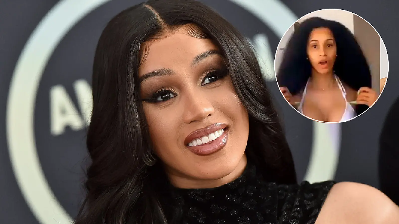 Cardi B al natural: sin maquillaje ni filtros