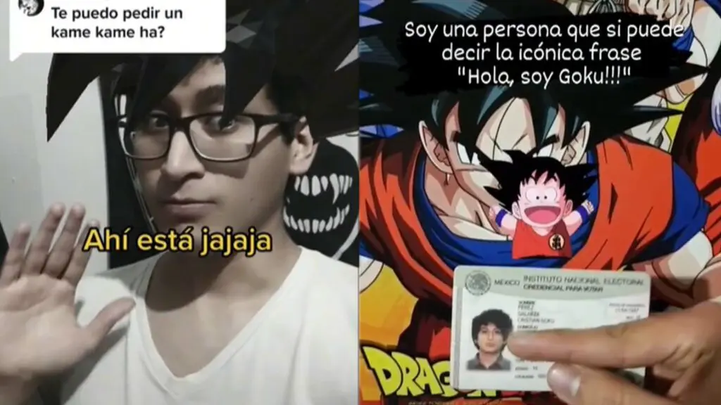 Se llama Goku y busca gente con nombres de personajes de Dragon Ball