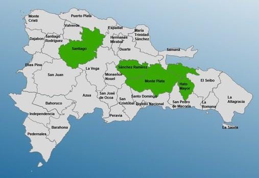 Cuatro provincias en alerta verde por incidencia de vaguada