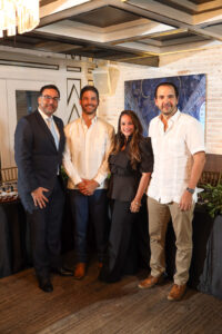 Rafael Rodríguez, Leonardo del Monte, Annabelle Bencosme y Miguel Toirac.