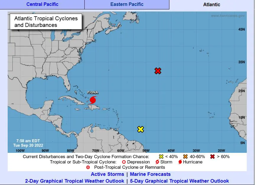 Huracán Fiona ya es categoría 3; se abate sobre Turcos y Caicos