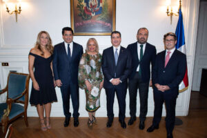 Encarna Piñero, David Collado, Rosa Hernández de Grullón, Christopher Paniagua, Gabriel Escarrer y Rafael Blanco Tejera.