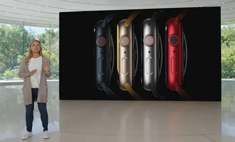 Los Apple Watch Series 8 llegarán dotados con el sistema operativo WatchOs 9, además se ha mencionado que serán compatibles con correas Nike y estará disponible en 4 colores, comenzando la preventa a partir del día de hoy con fecha de llegada el 16 de septiembre, con un precio de 399 dólares para la versión GPS y de 499 dólares para la versión con GPS + celular.