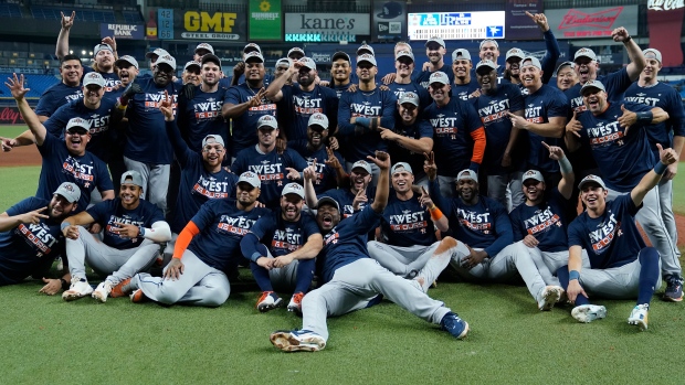 Astros de Houston campeones división Oeste Liga Américana