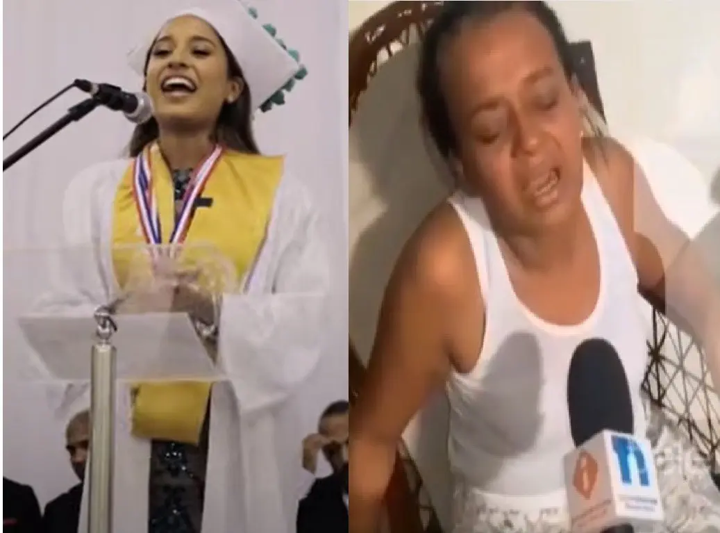La madre de Auriely llora destrozada la partida de su hija