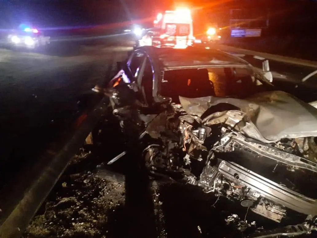 Bebé muere en choque en tramo Verón-Punta Cana, padres quedan vivos