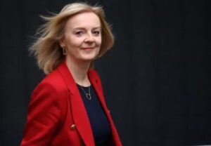 Liz Truss, primera ministra del Reino Unido,