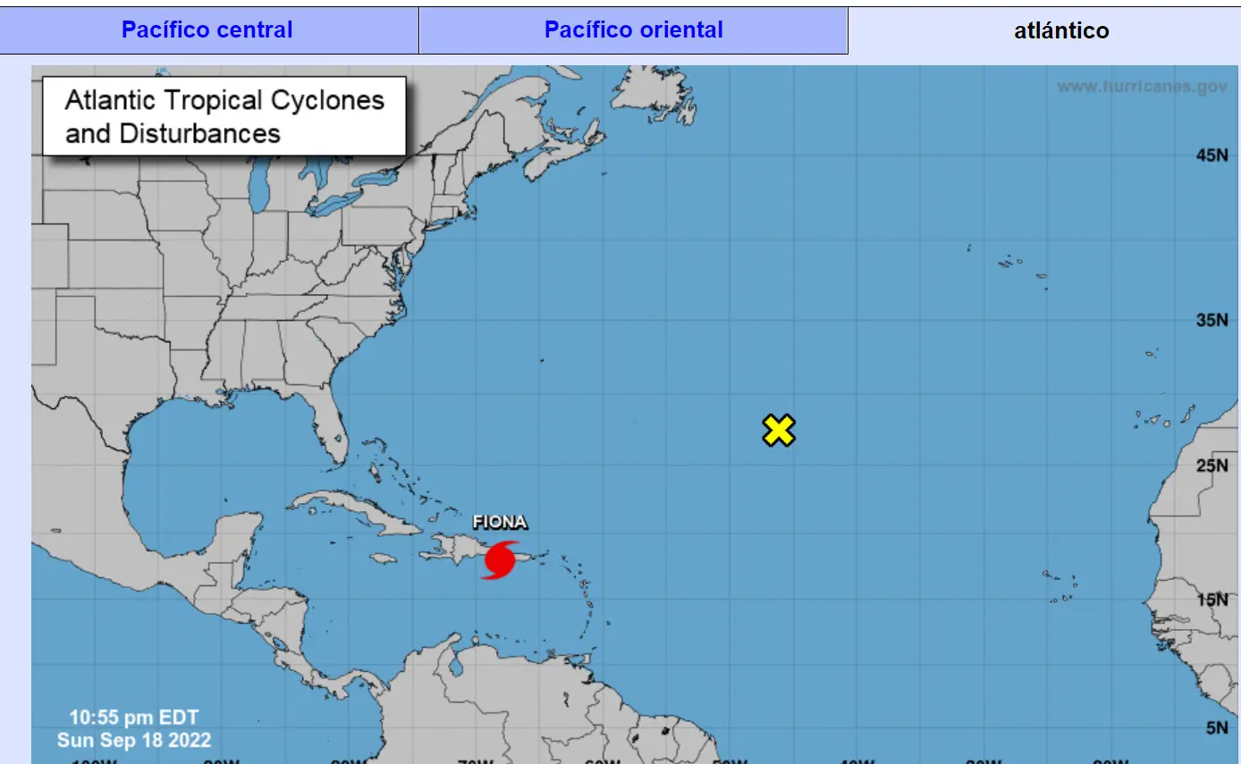 Ojo de huracán Fiona se acerca a RD; deja inundaciones en PR