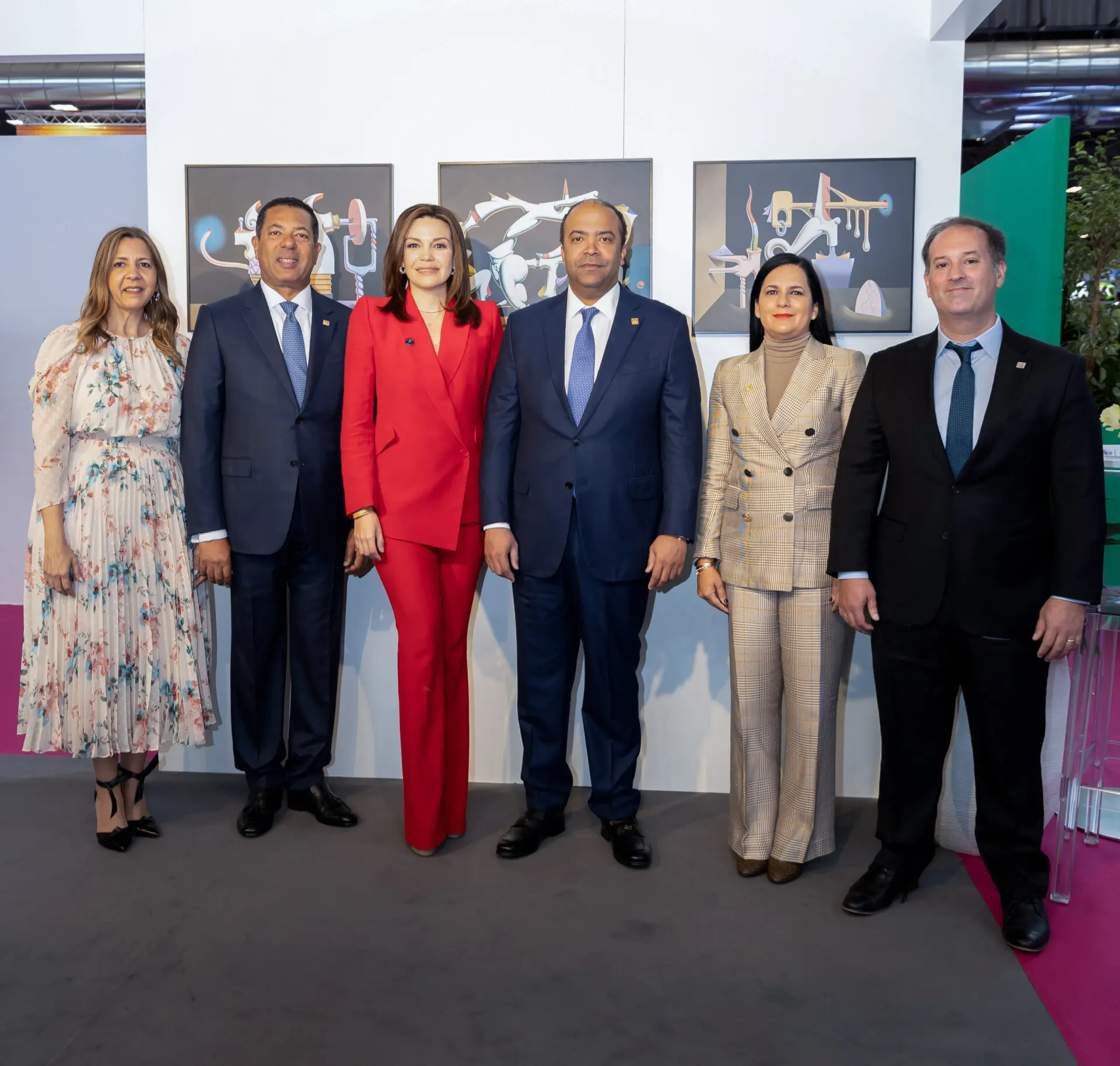 Sandra de García, Ysidro García, Noelia García de Pereyra, Samuel Pereyra, Deyanira Pappaterra y Kenneth Martí Azar