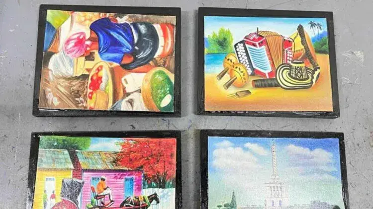 Incautan cocaína en pinturas que irían de Santo Domingo a Nueva York