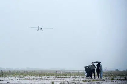 Autoridades piden a ucranianos no intentar derribar drones y acusan a Irán