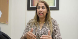 Ana Bélgica Güichardo, directora de la Escuela de Comunicación de la Pucmm. Félix de la Cruz