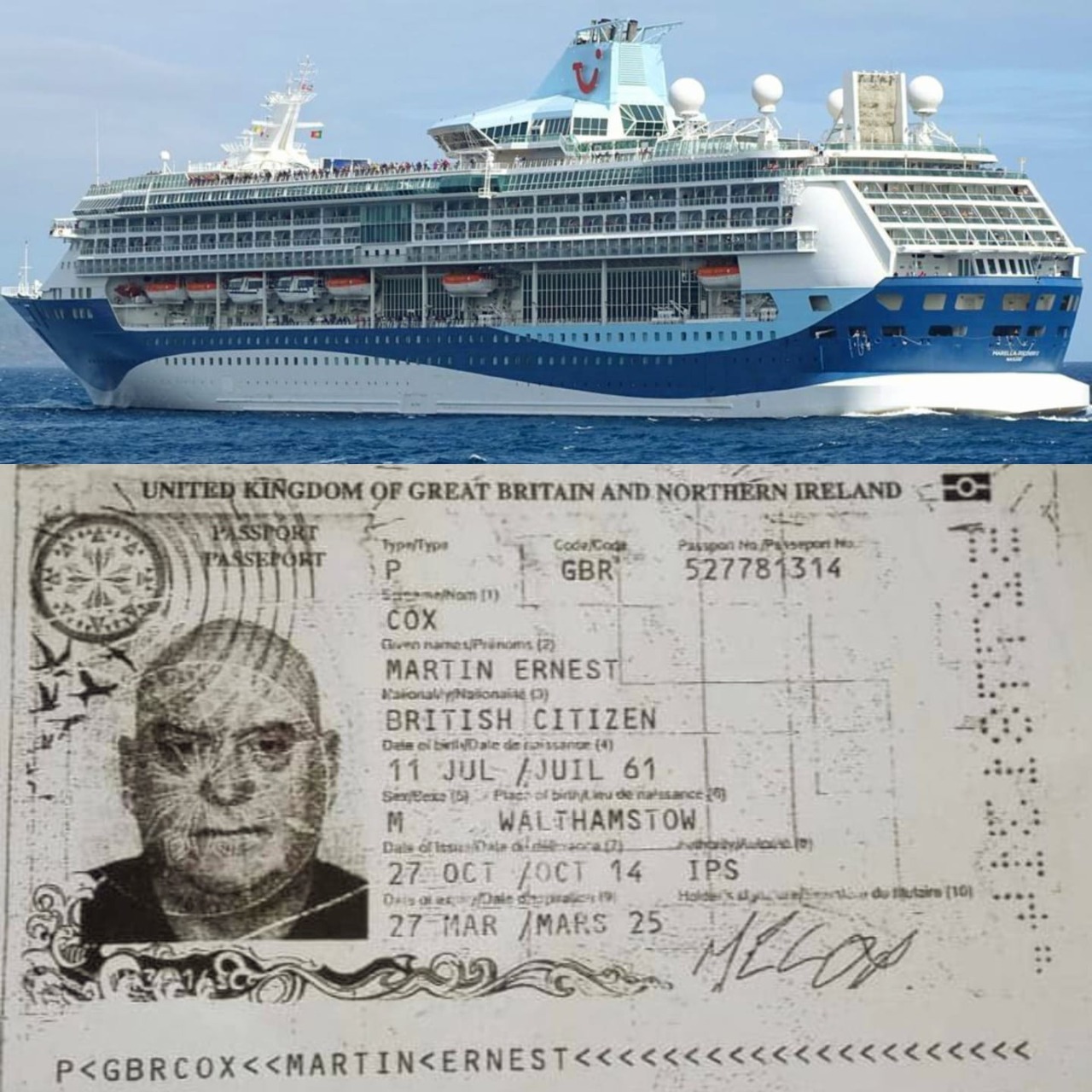 Muere turista a bordo de crucero que hizo escala en Puerto Plata