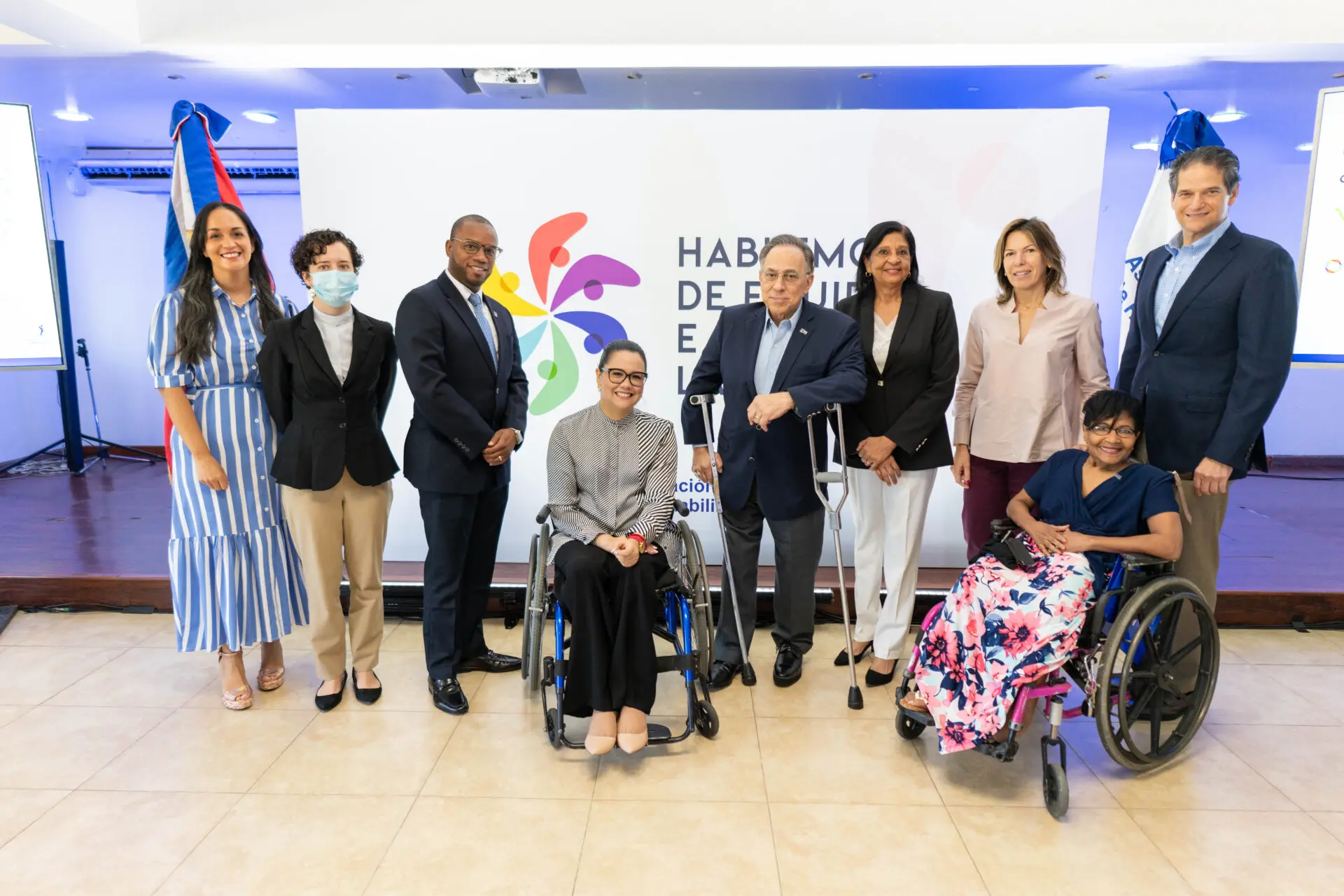 Helen Jáquez, Noemí Gómez, Yunior Valdez, Valery Bobadilla, Celso Marranzini, Guadalupe Moll, María Esther Valiente de Villanueva, Cristina Francisco y Oscar Villanueva. FUENTE EXTERNA