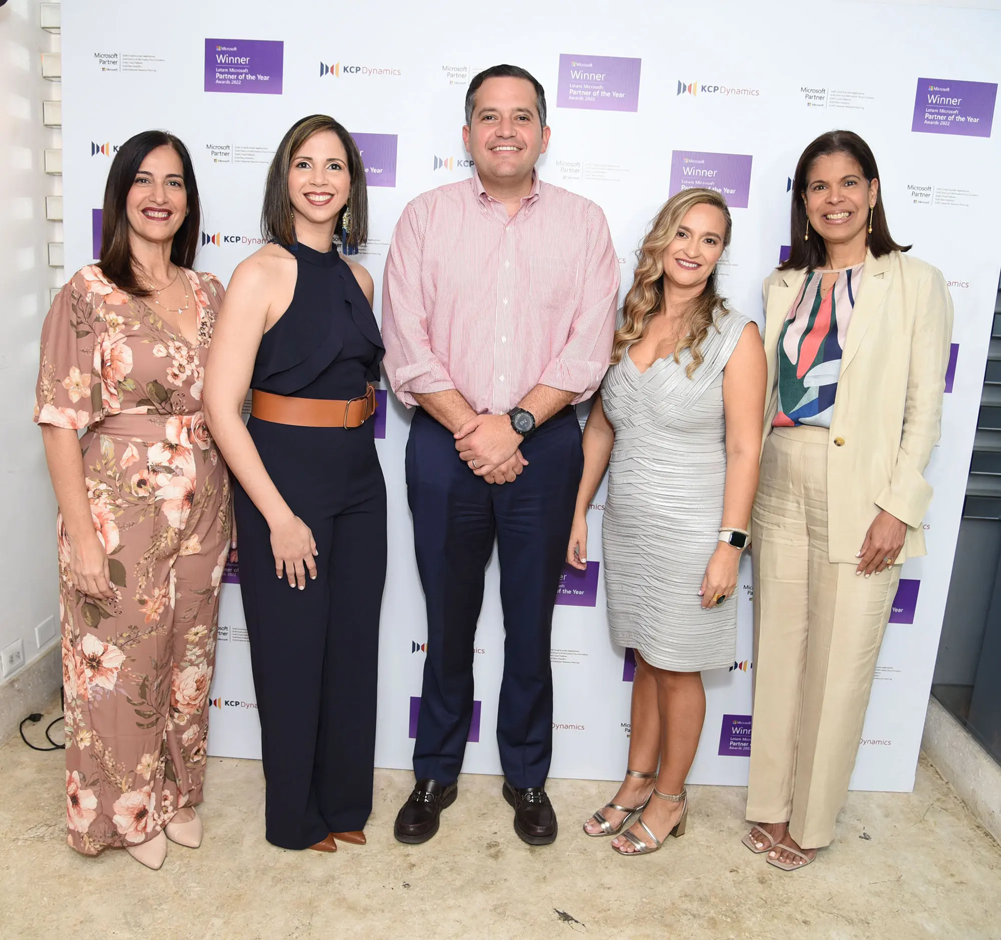 Ana Patricia Mejía, Angelina Burgos, José Mallen, Cristina Bermúdez y Pilar Duvergé. FUENTE EXTERNA