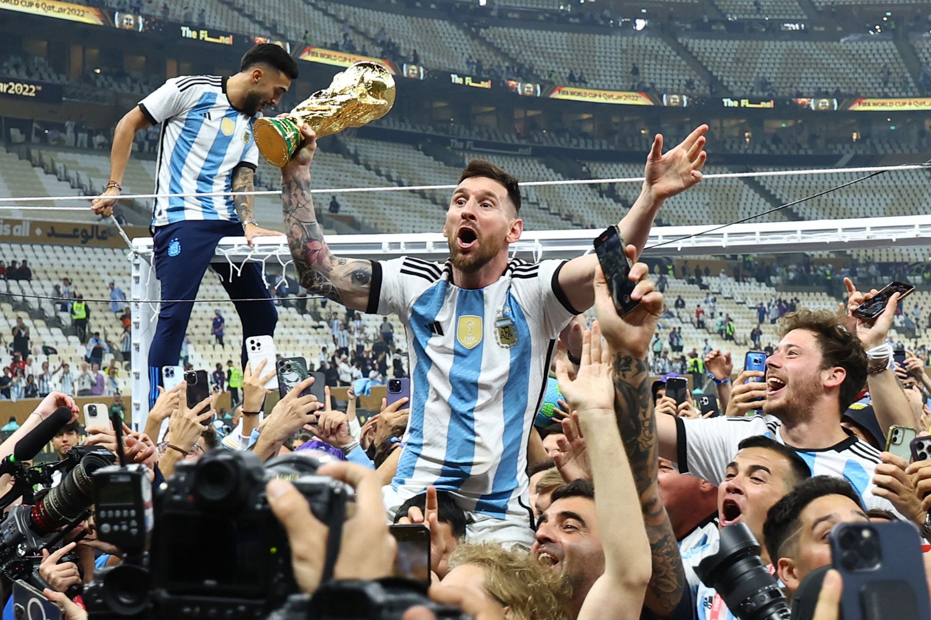 La selección argentina sale rumbo a Buenos Aires para celebrar con la afición