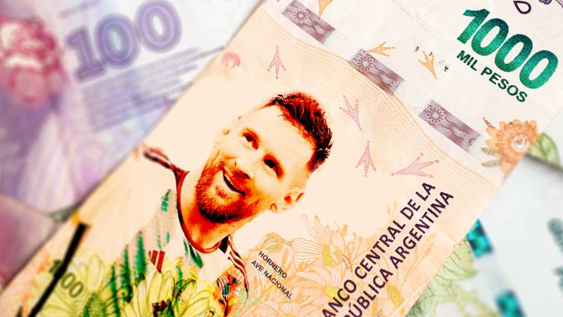 Un billete argentino podría llevar el rostro de Messi