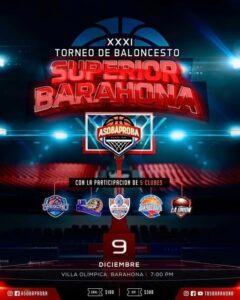 Inaugurarán este viernes el Torneo de Baloncesto Superior de Barahona