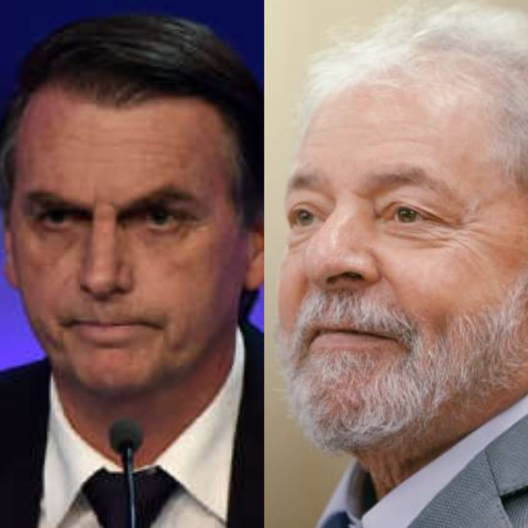 Jair Bolsonaro y Luis Inácio Lula da Silva