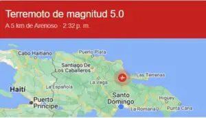Se registra temblor de 5.0 en territorio nacional