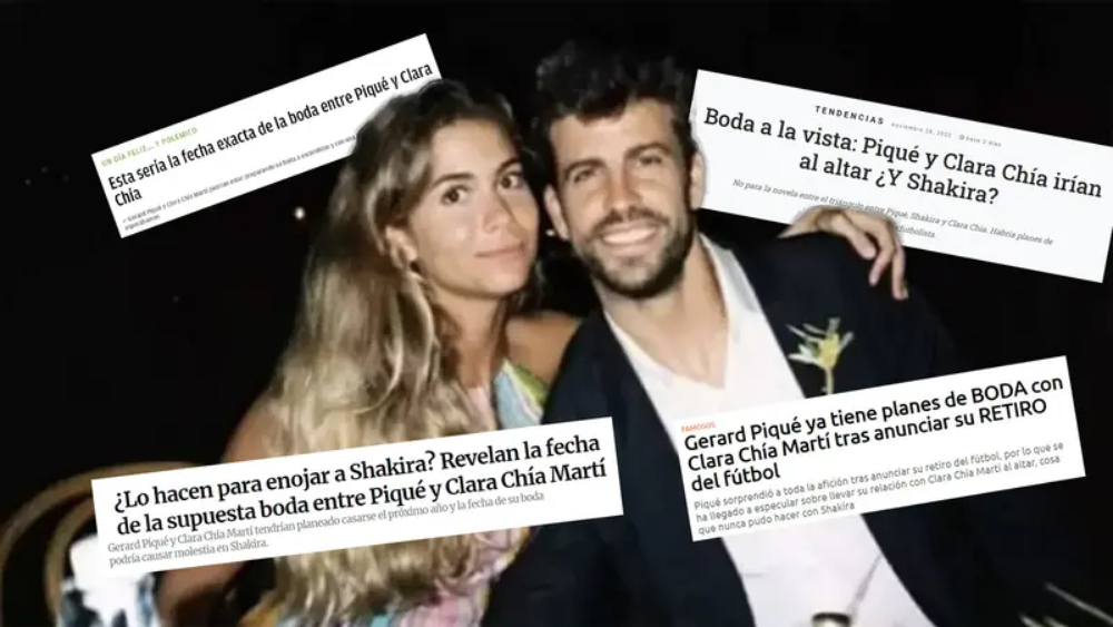 No, Piqué y Clara Chía no se casarán el día del cumpleaños de Shakira