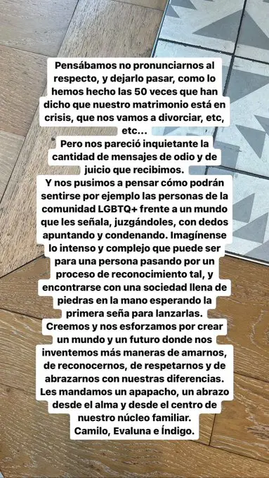 Camilo responde por primera vez a quienes critican el género no binario de Índigo