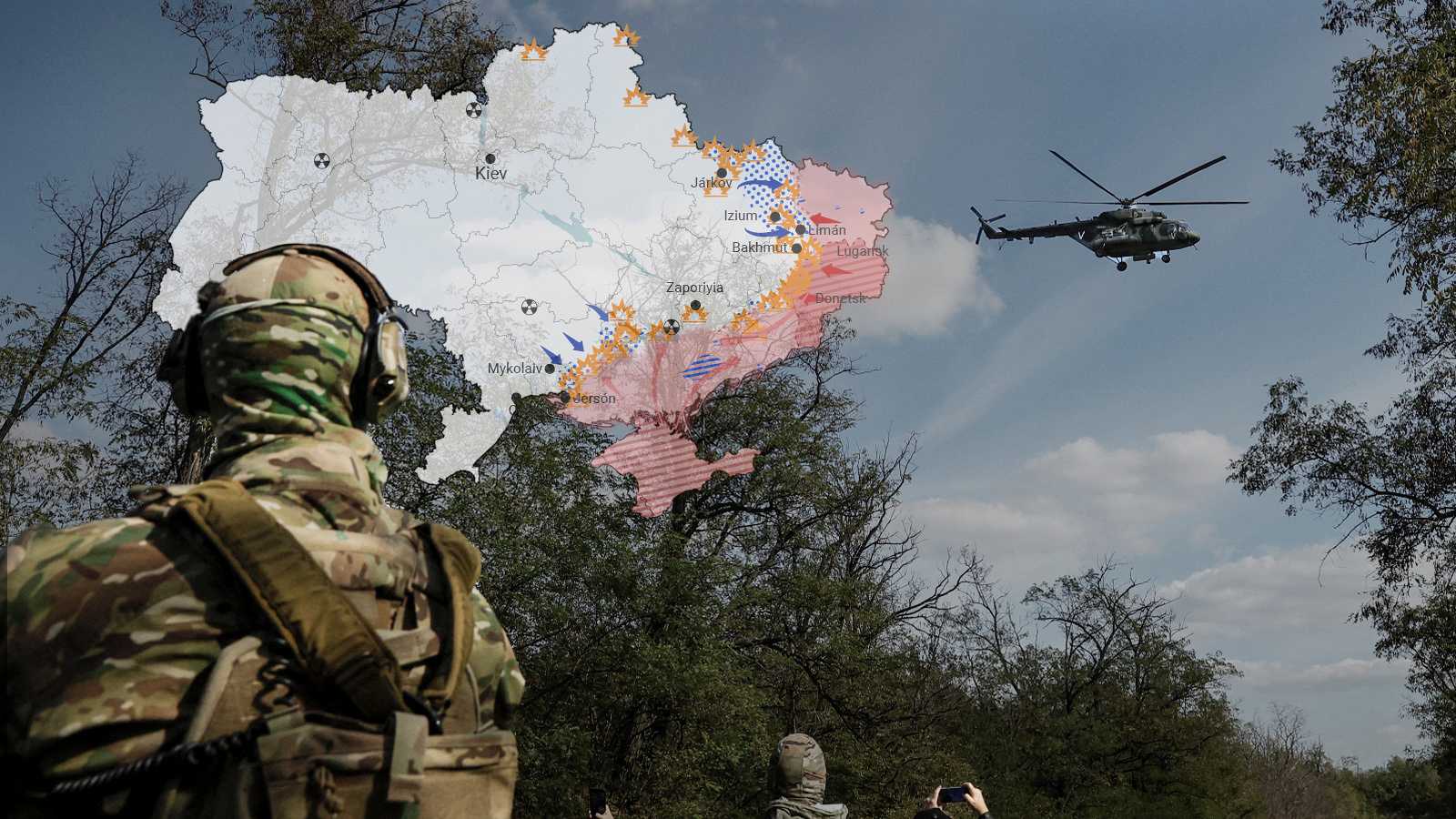 La impactante foto de decenas de soldados rusos abatidos por Ucrania