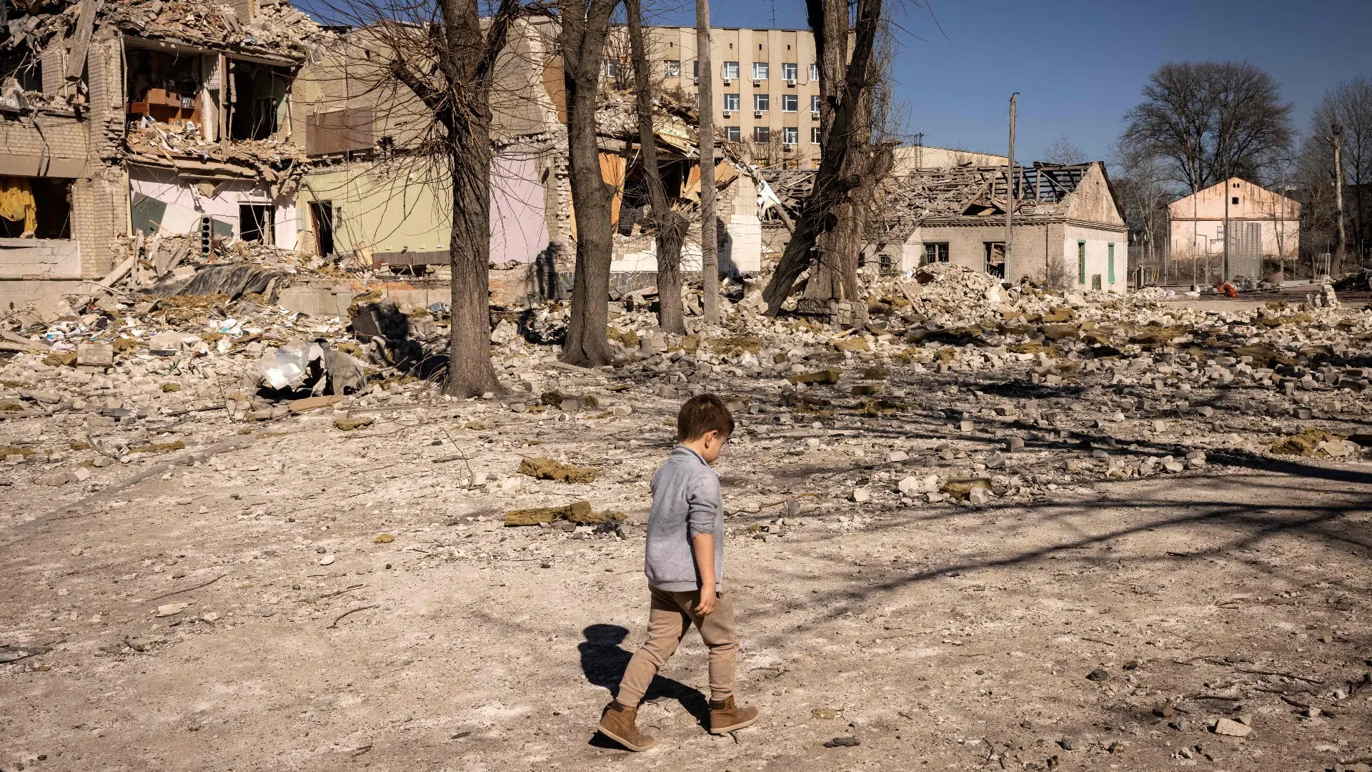La guerra de Ucrania interrumpe la educación de 5,7 millones de niños FOTO: FUENTE EXTERNA