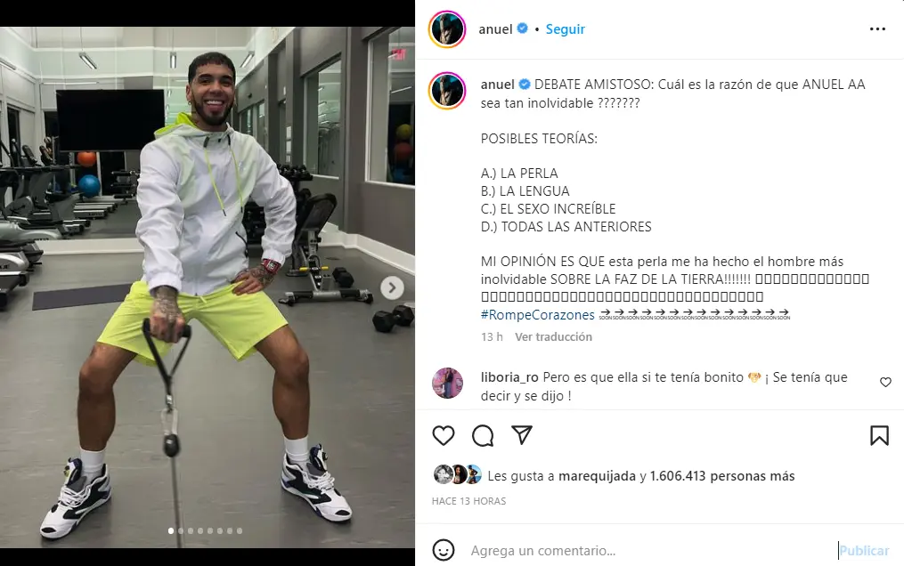Anuel demuestra que le pegó el TQG de Karol G, dice que es inolvidable