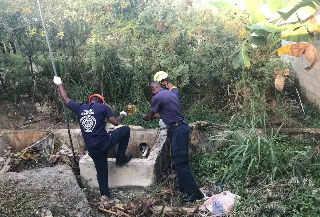 La fosa donde tiraron a la pareja de La Guáyiga