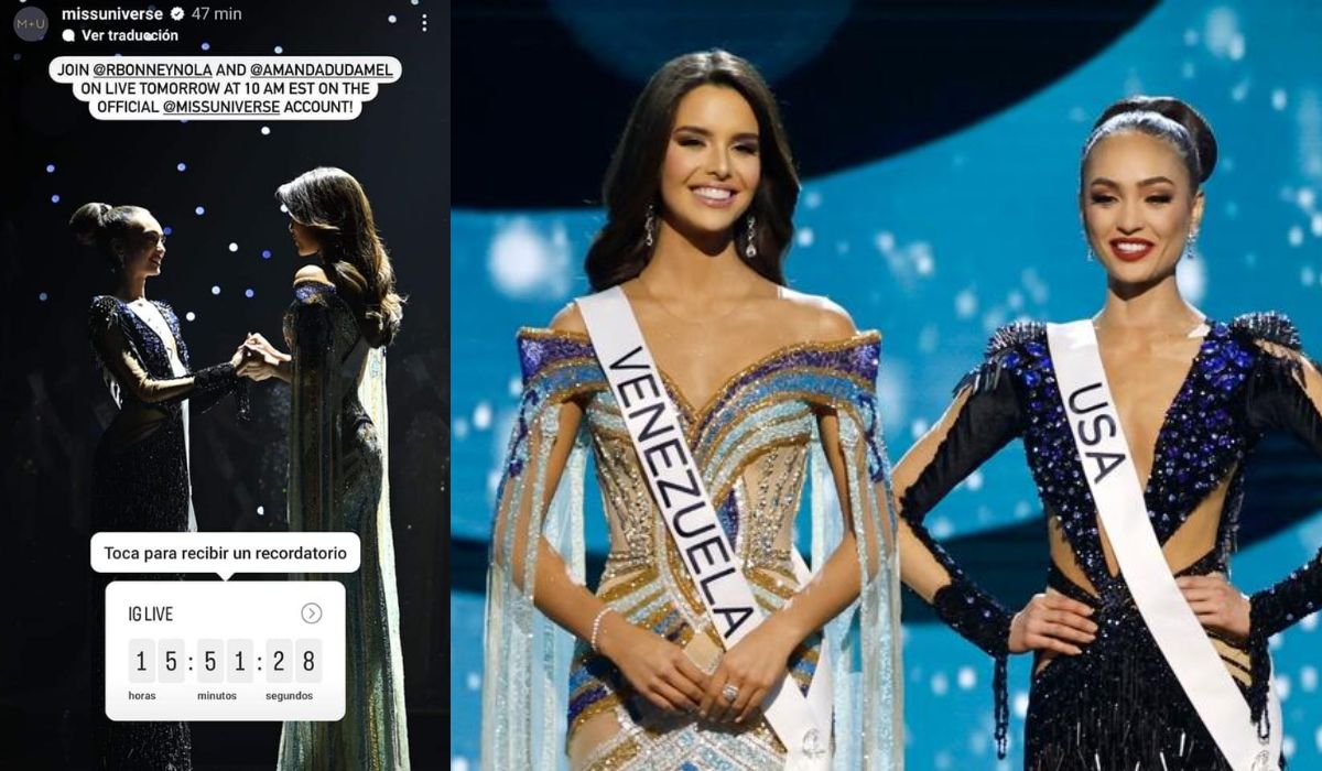 Miss Universo y Miss Venezuela cara a cara en un live: esto se dijeron