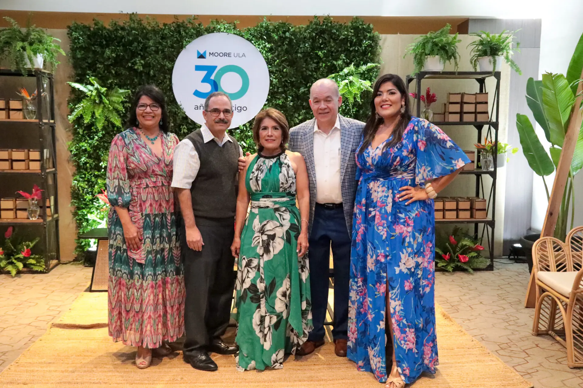 Maira Liriano, Domingo Valerio, Joseína Liriano, Pedro Urrutia y Joseína Urrutia. FUENTE EXTERNA