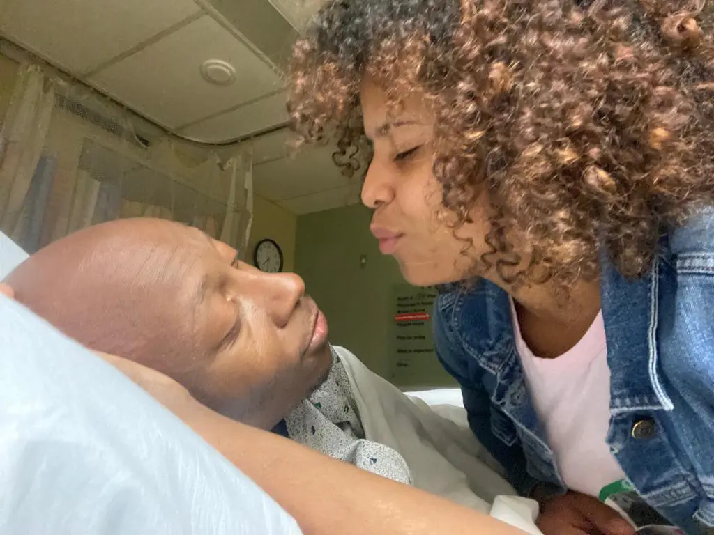 Sujeydis acompañó a su esposo hasta su último suspiro.