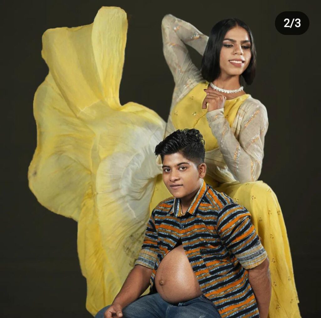 El embarazo de una pareja transgénero en India que se sobrepone al estigma