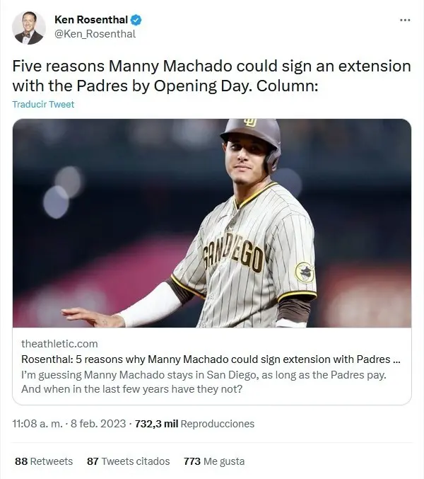Padres pone plazos para extensiones de Juan Soto y Manny Machado