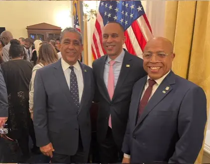 Alfredo Pacheco asiste a presentación discurso Joe Biden en Washington