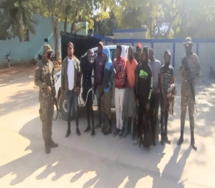 Apresan en Pedernales a nueve haitianos ilegales