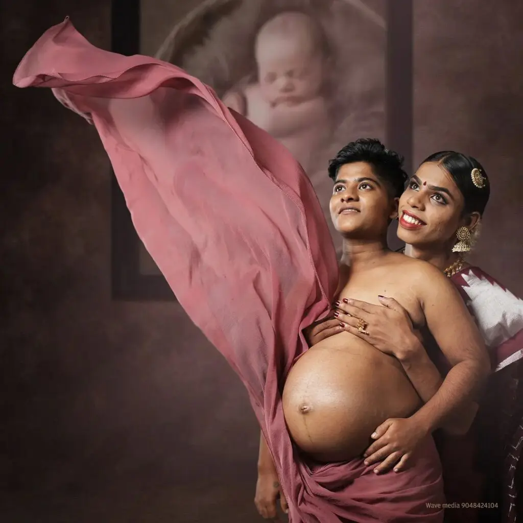 El embarazo de una pareja transgénero en India que se sobrepone al estigma