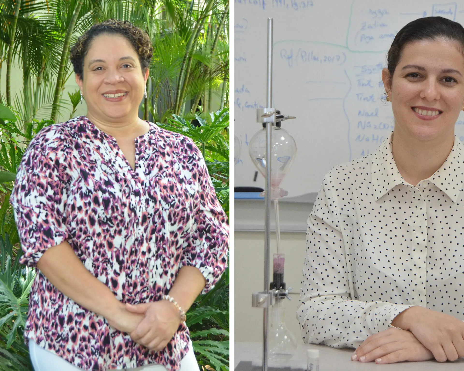 Yokasta García Frómeta Doctora internacional en confort térmico y eficiencia energética de edificaciones y Jenny Gómez Avila, doctora en Ingeniería de Materiales