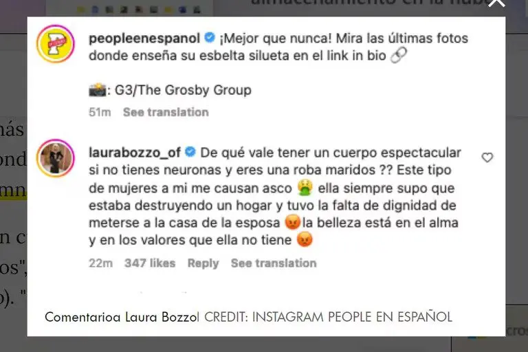 Laura Bozzo a Clara Chía: "No tienes neuronas y eres robamaridos"