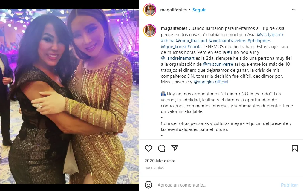 Polémica por la supuesta rivalidad entre las finalistas del Miss Universo