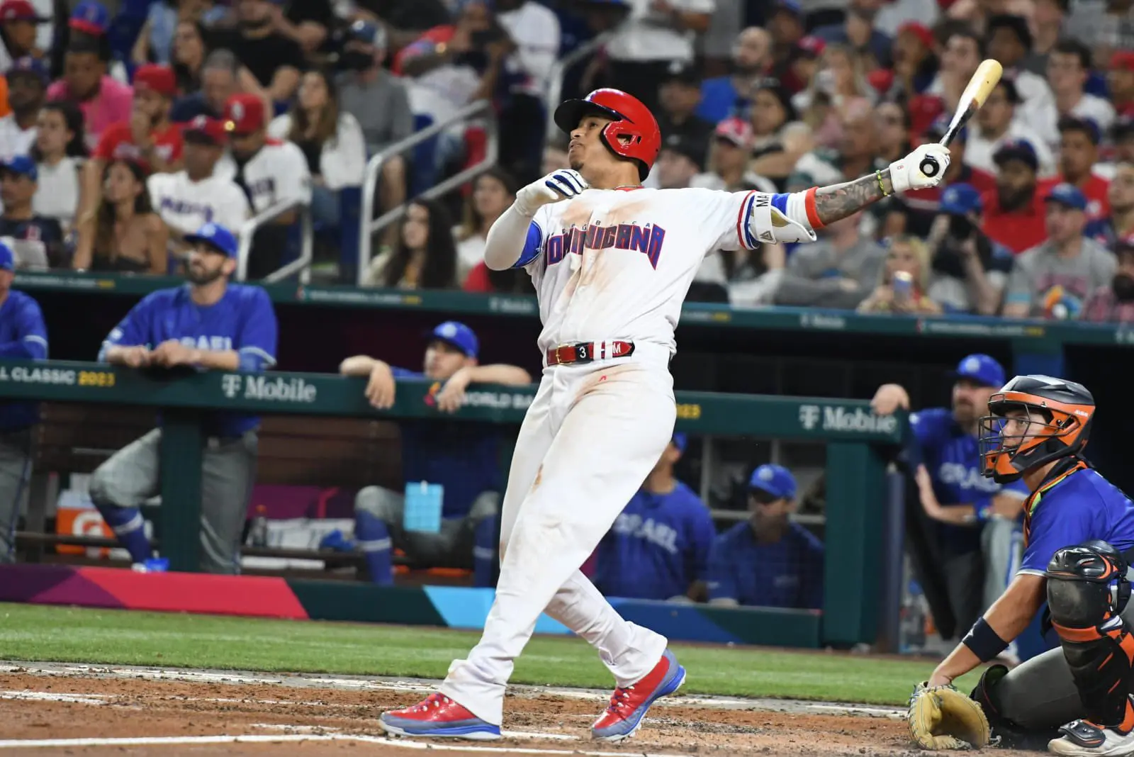 El segundo jonrón de Manny Machado en el Clásico en cámara lenta