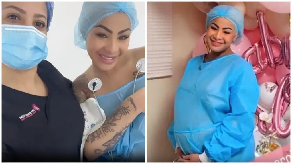 La Dra. Julissa Rojas y Yailin La Más Viral antes de dar a luz