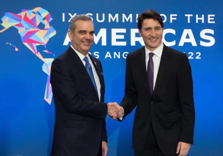 Abinader conversa con primer ministro de Canadá sobre crisis haitiana FOTO: ARCHIVO/F.E