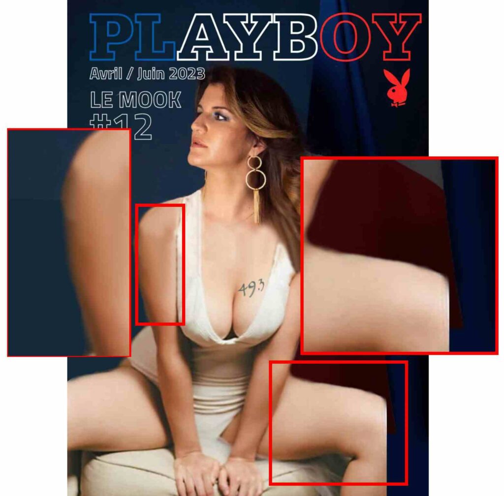 Polémica con falsa portada de secretaria de Estado francesa en Playboy 
