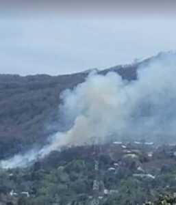 Continúan los incendios en lomas de Barahona